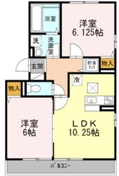 サンボナールの物件間取画像